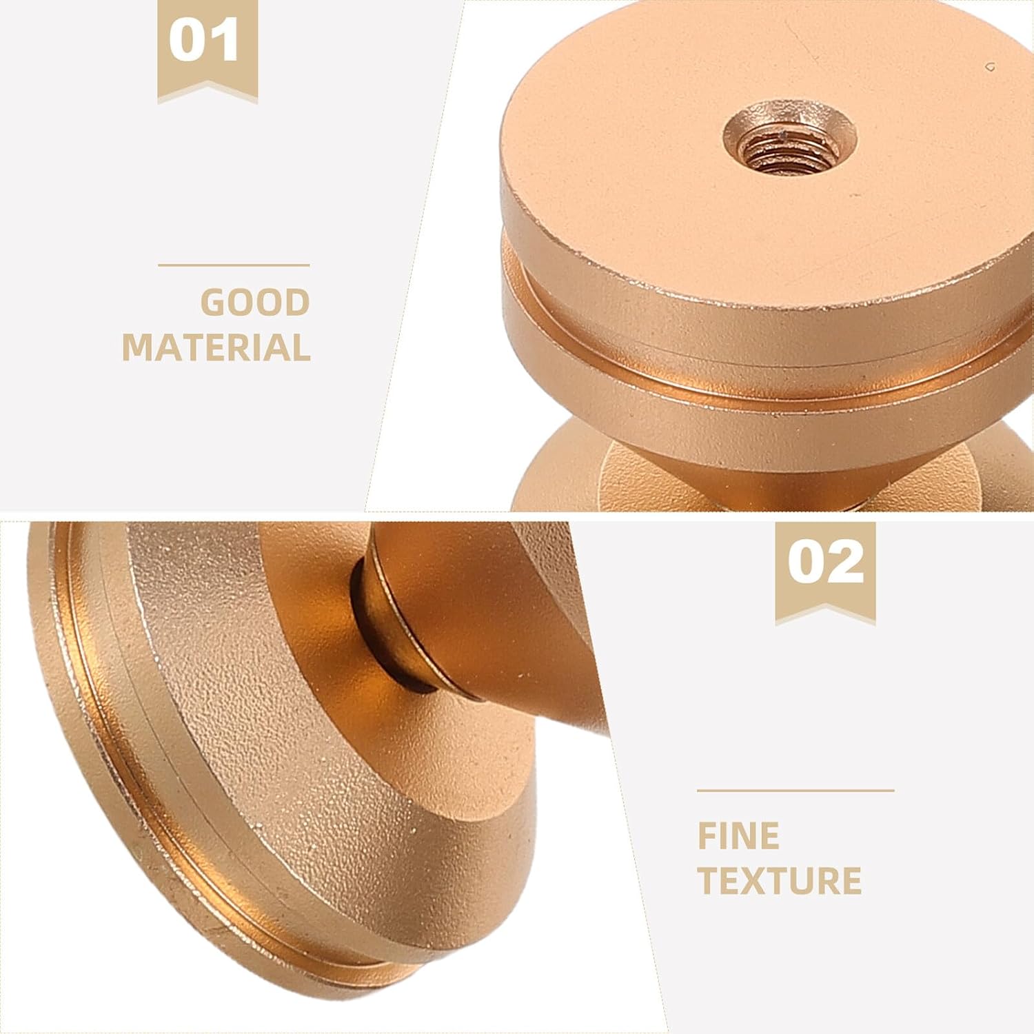 4 Sets Gold Speaker Isolation Feet Spikes for HiFi Audio Receivers and Amplifiers, Anti Vibration Pads for Residential Audio Systems, Turntables, and CD Players
