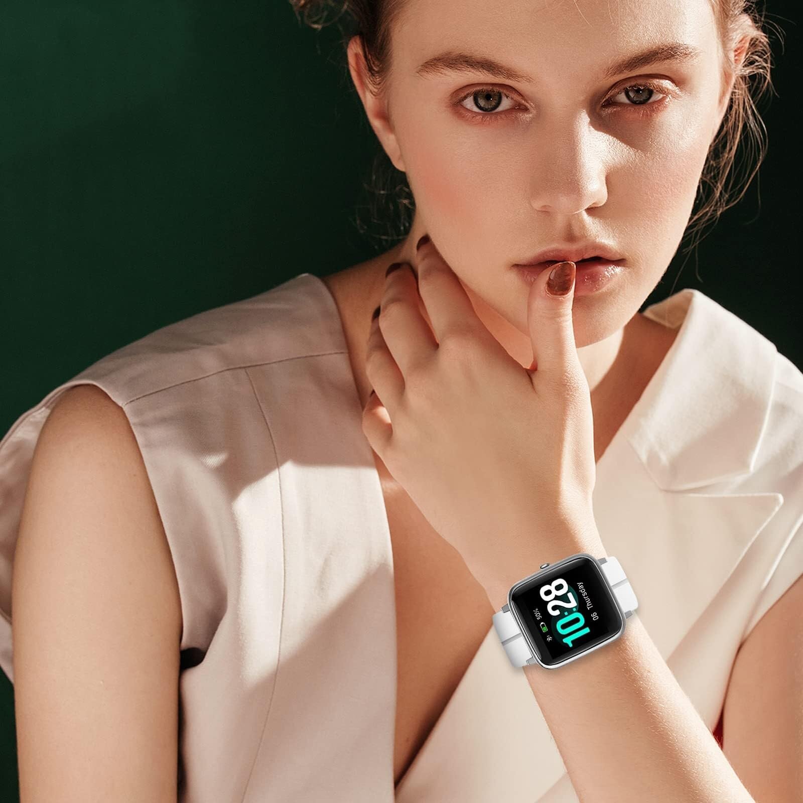 Cinturini in silicone da 20 mm 22 mm, cinturini per orologi sportivi a sgancio rapido con fibbia pieghevole magnetica per uomo donna