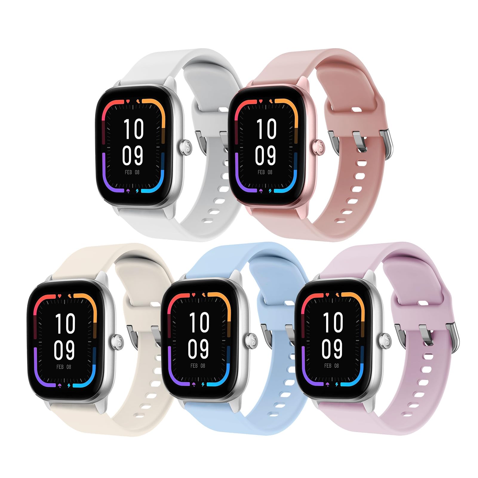 Correa Reloj 22mm Mugust Cuero Correa Para Amazfit GTS Mini/GTS