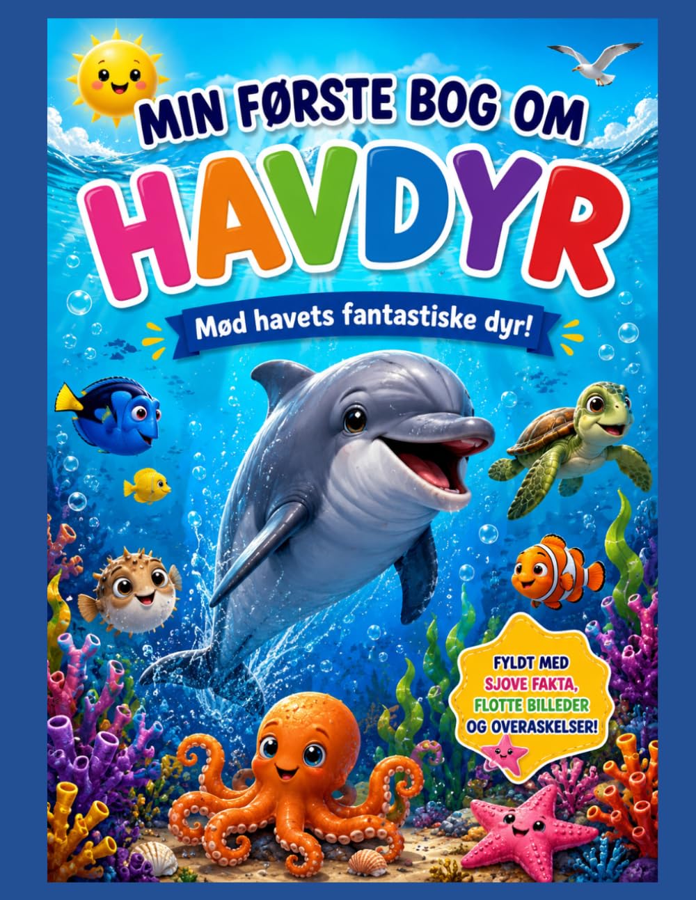 Min Første Bog om Havdyr: Lær om havets fantastiske dyr gennem sjove fakta og aktiviteter