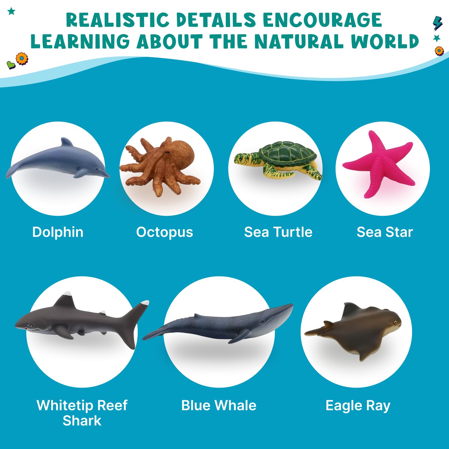 KAEGREEL Take Apart Shark Toys For Kids, Construction Take Apart Ocean Fish Toys With Electric Drill Screwdrivers, STEM Learning Building Toys For Boys Girls Birthday Gift Aged 3 4 5 6 7