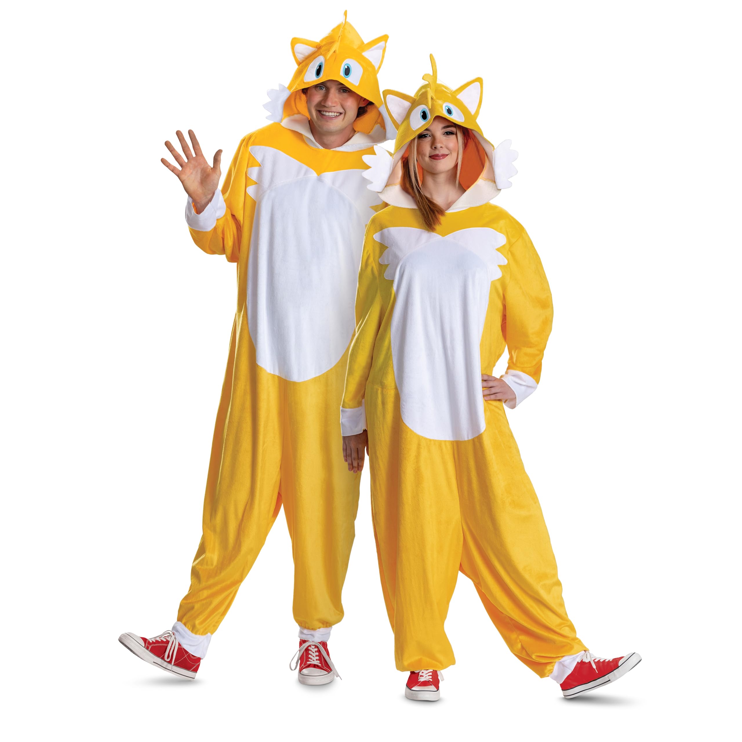 DISGUISE 162049STD-20L TAILS MOVIE ADULT - UNISEX Sonic Dress Up & Accessories, Yellow, L/XL
