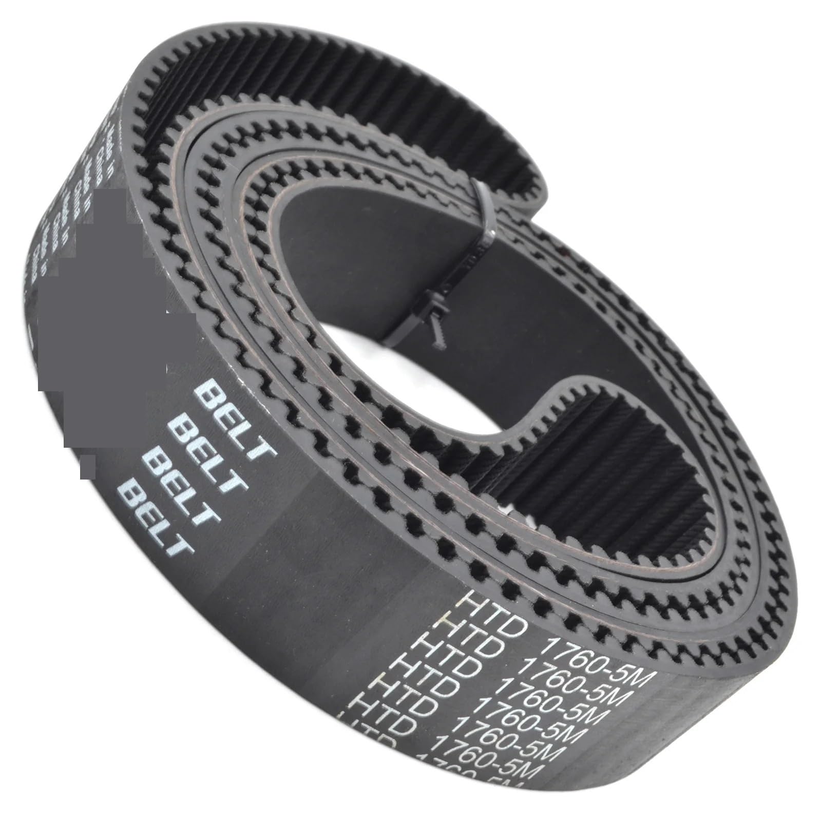 Cqinju-Courroies distribution pour imprimante 3D Courroie de distribution HTD 5M Lp=1640 1650 1660 1670 1680 1685 1690 1695 1700 1720 1730 1750 1760 1770 1780 1790 Largeur 10-50mm Caoutchouc, pour imp