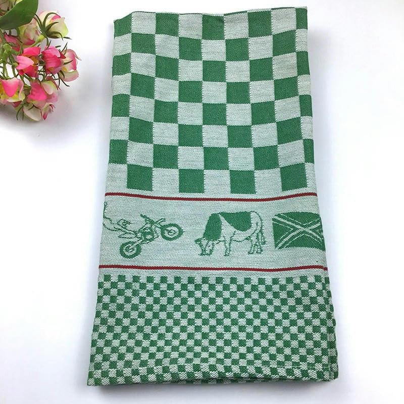 60 * 60cm 2/4/6 Stück grüner Ochse Bedruckt quadratisch 100% Baumwolle Tischservietten Matte Blockdruck Baumwollservietten waschbar Bedruckt blaugrünes Handtuch wiederverwendbar