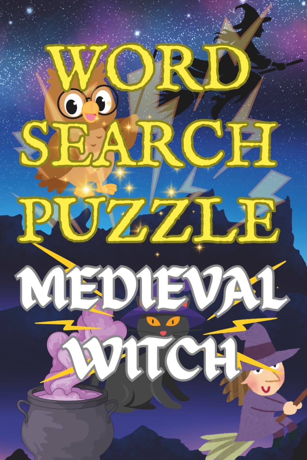 MEDIEVAL WITCH WORD SEARCH PUZZLE