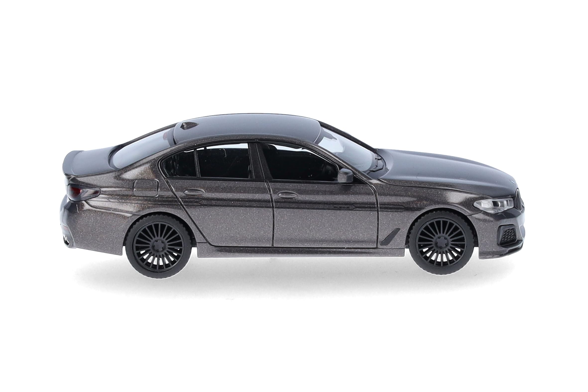 Herpa Modellauto BMW Alpina B5 Limousine, Miniatur im Maßstab 1:87, Sammlerstück, Made in Germany, Modell aus Kunststoff, Farbe: Champagner Quarz metallic