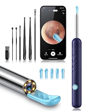 Ear Wax Removal Ear Cleaner with Camera and Light FSA - HSA Eligible Ear Wax Removal Tool Camera