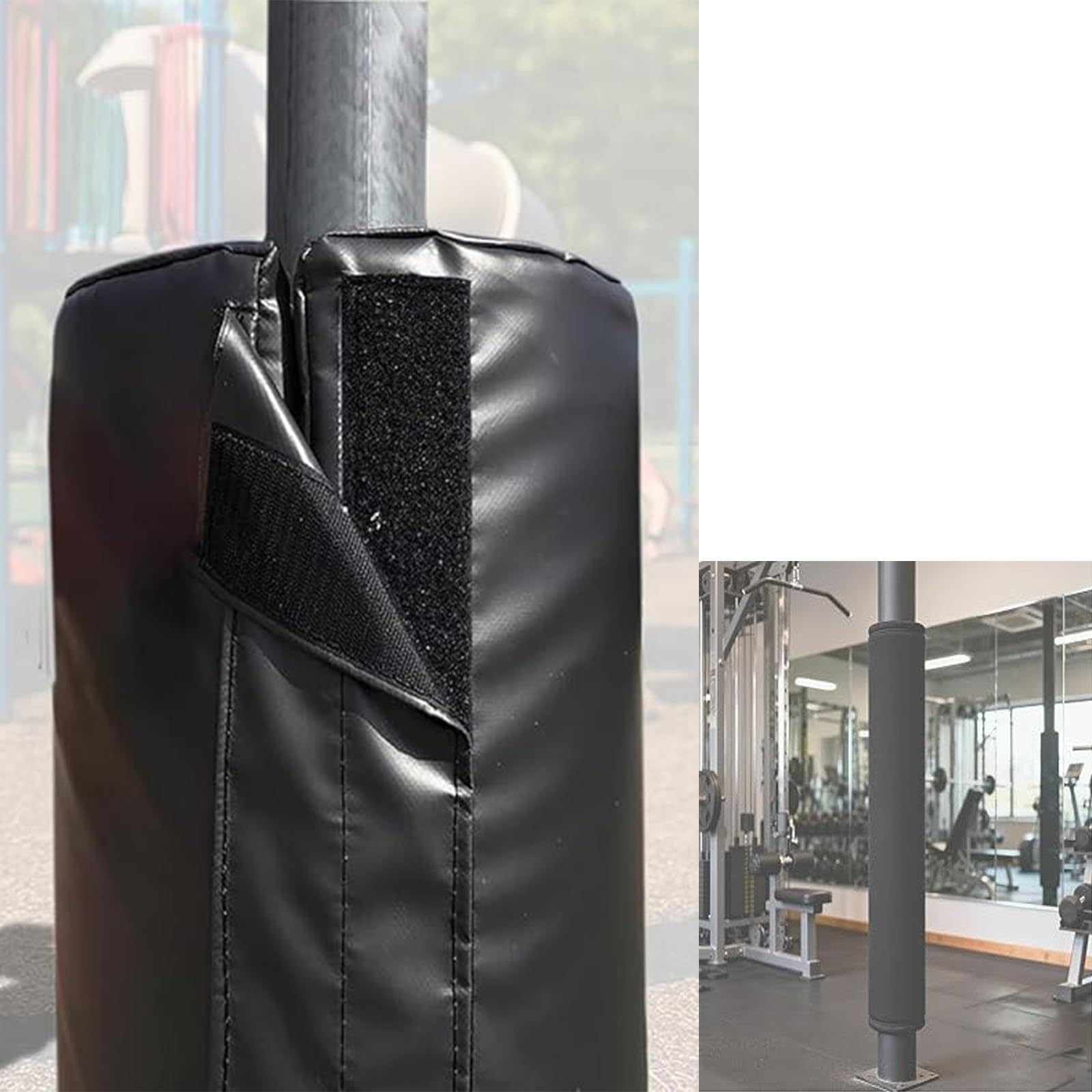 Protector Redondo para Poste Exterior, Almohadilla Envolvente Baloncesto