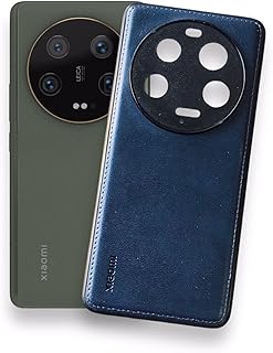 جراب خلفي صلب من الجلد الفاخر لموبايل شاومي 13 الترا - أزرق