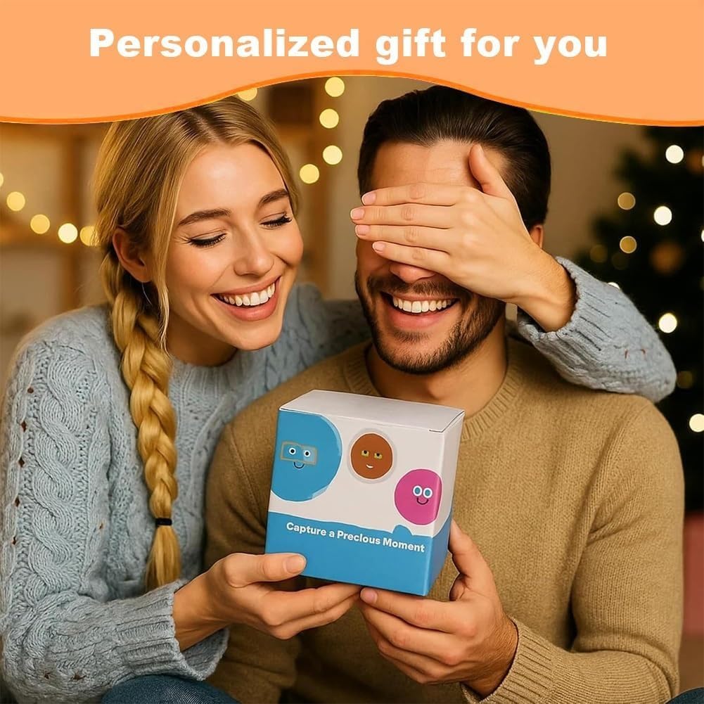 Christmas Memory Orb, Xmas Memory Sphere Ultrasound Ornament, Electronic Crystal Ball Video Player, WiFi 3D Orbs Ball, Uploadable Videos &Photos(White,Ordinary) - Image 7