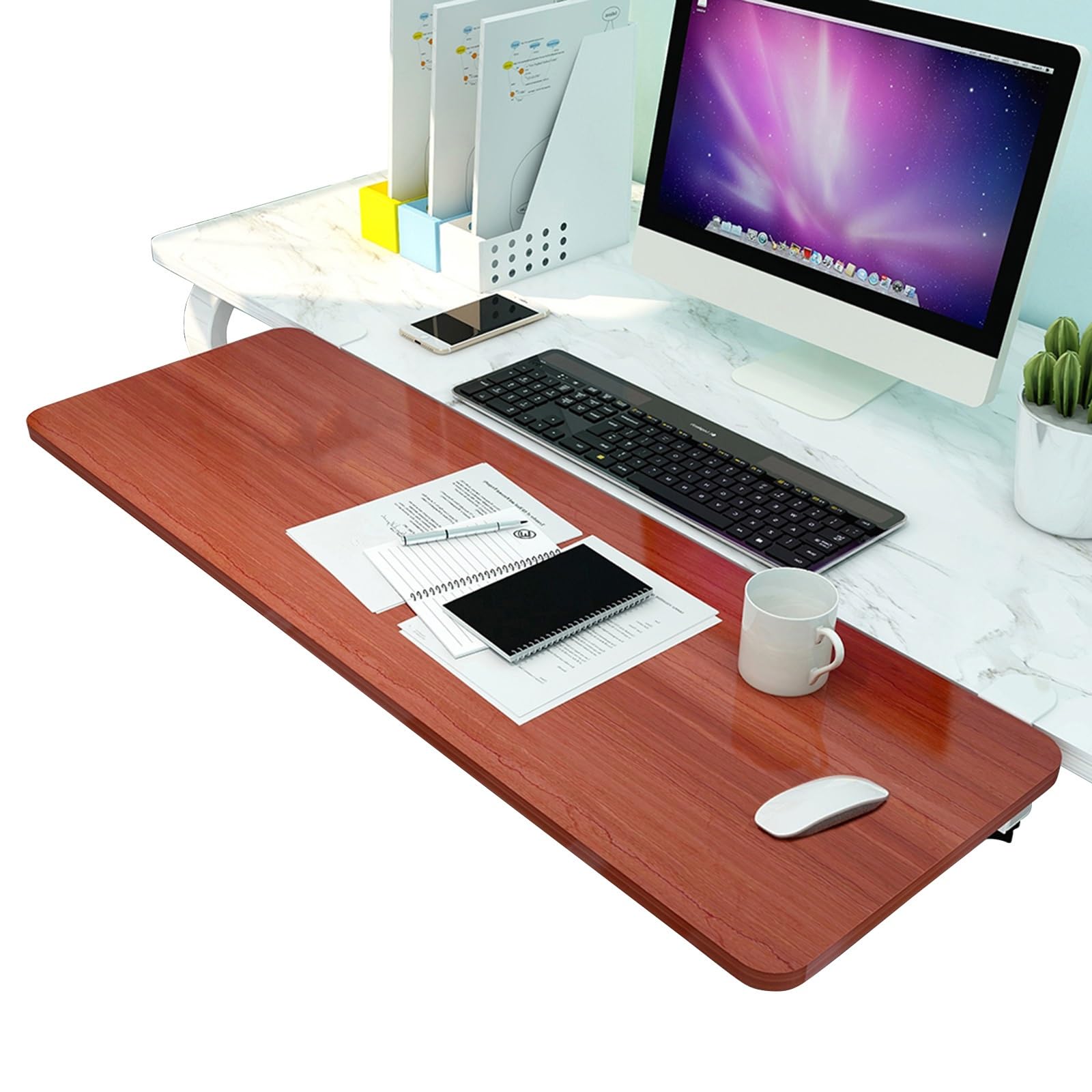 Rallonge de bureau ergonomique contre le mal de dos et le manque d'espace