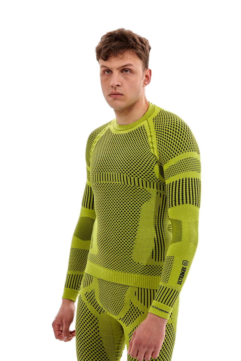Funktionelle Sportbekleidung Herren Langarm Leichtes Kompressionsshirt