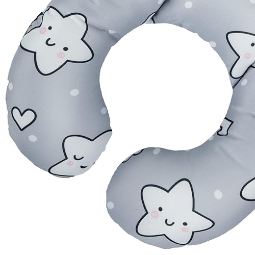 Miniatura 4 de Almohada de viaje para bebé, almohada de apoyo para la cabeza y el cuello, cojín para reposacabezas para silla de cochecito, asiento de automóvil,