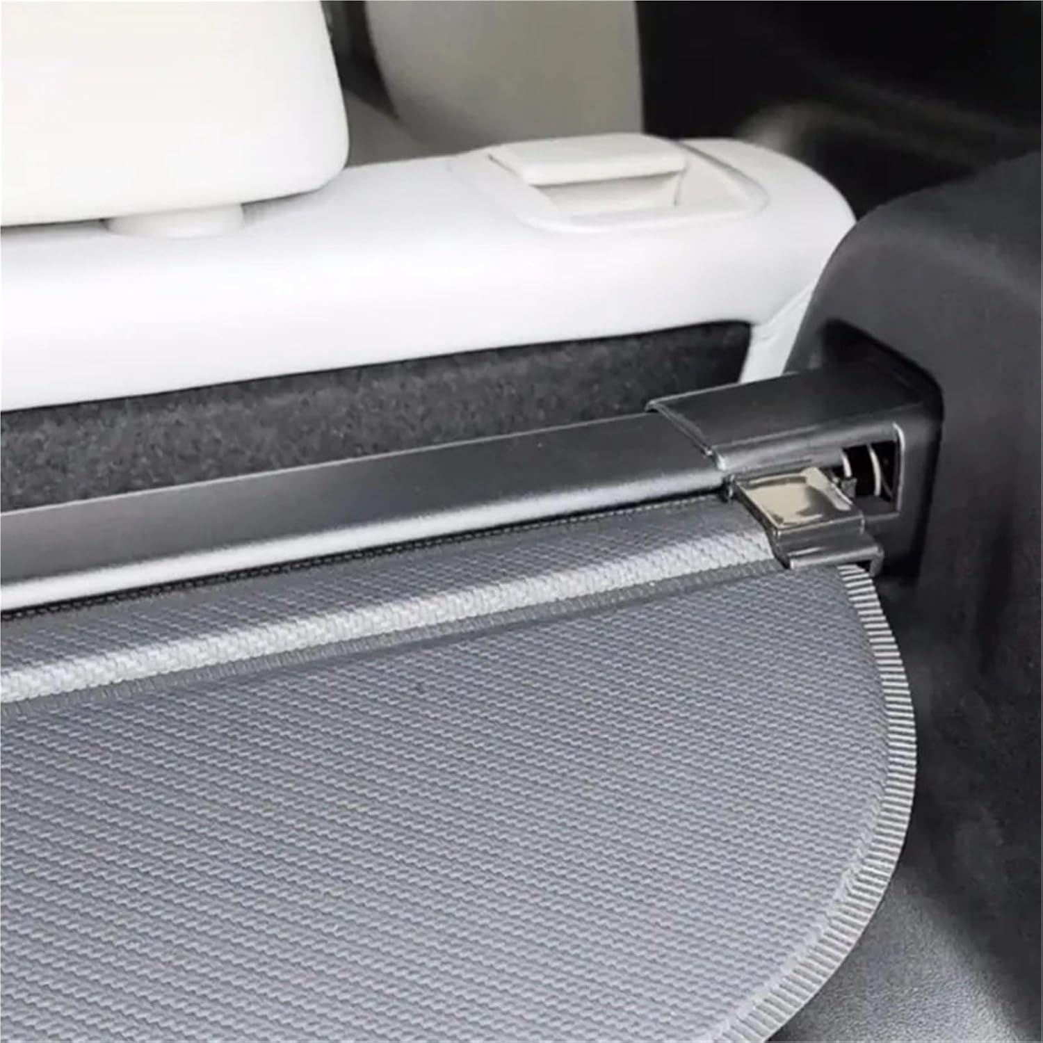 Auto Trunk Curtain Organizer Cover for BYD Equation Leopard 3/Titanium 3/Super 3 2025 Car Cargo Rear Rack Luggage(Carbon Fiber)