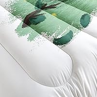 Vista 268 de CVHOUSE Juego de ropa de cama con diseño de panda, juego de edredón individual con panda y 2 fundas de almohada, lindo juego de colcha kawaii