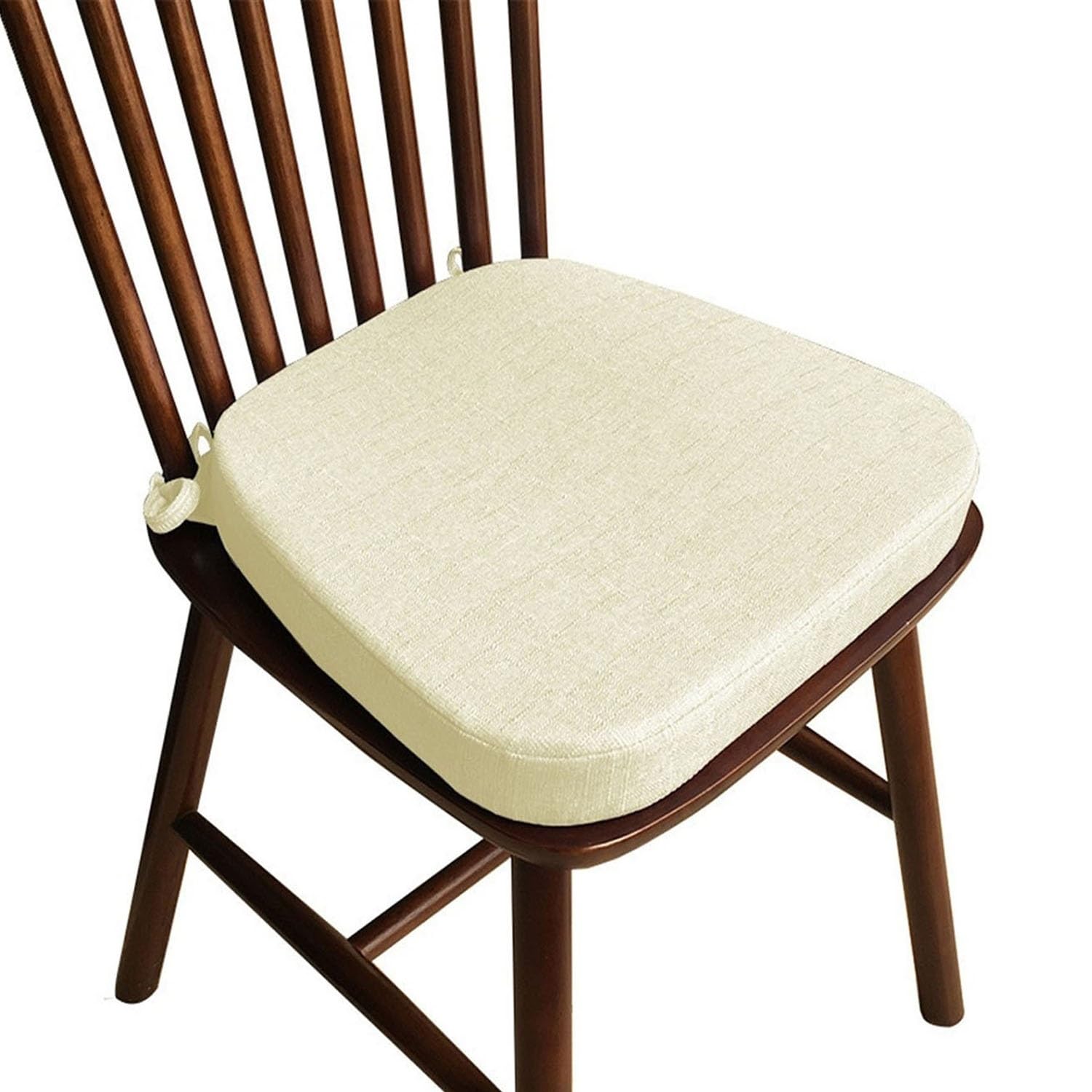 Cojines para sillas de comedor con lazos para evitar caídas y funda lavable antimanchas cocina