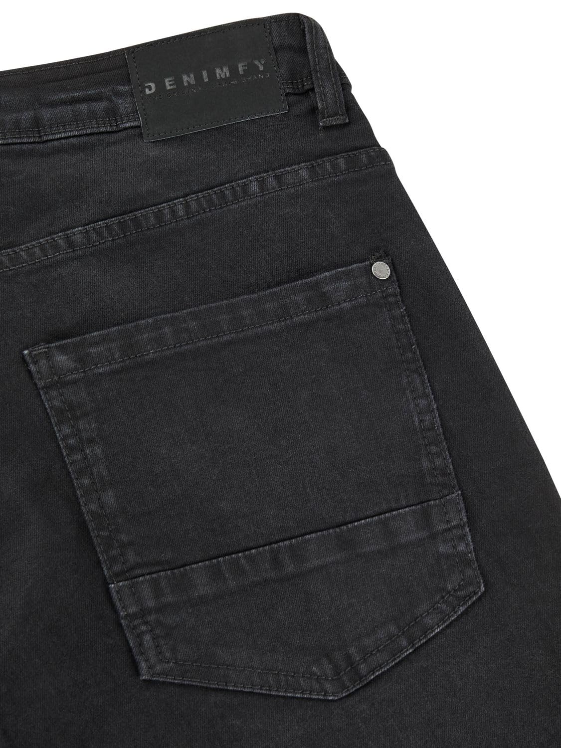 DENIMFY Jeans Herren Stretch Straight Fit DFMiro Jeanshose Baumwolle Denim | Blau Schwarz Grau 30 31 32 33 34 36 38 40