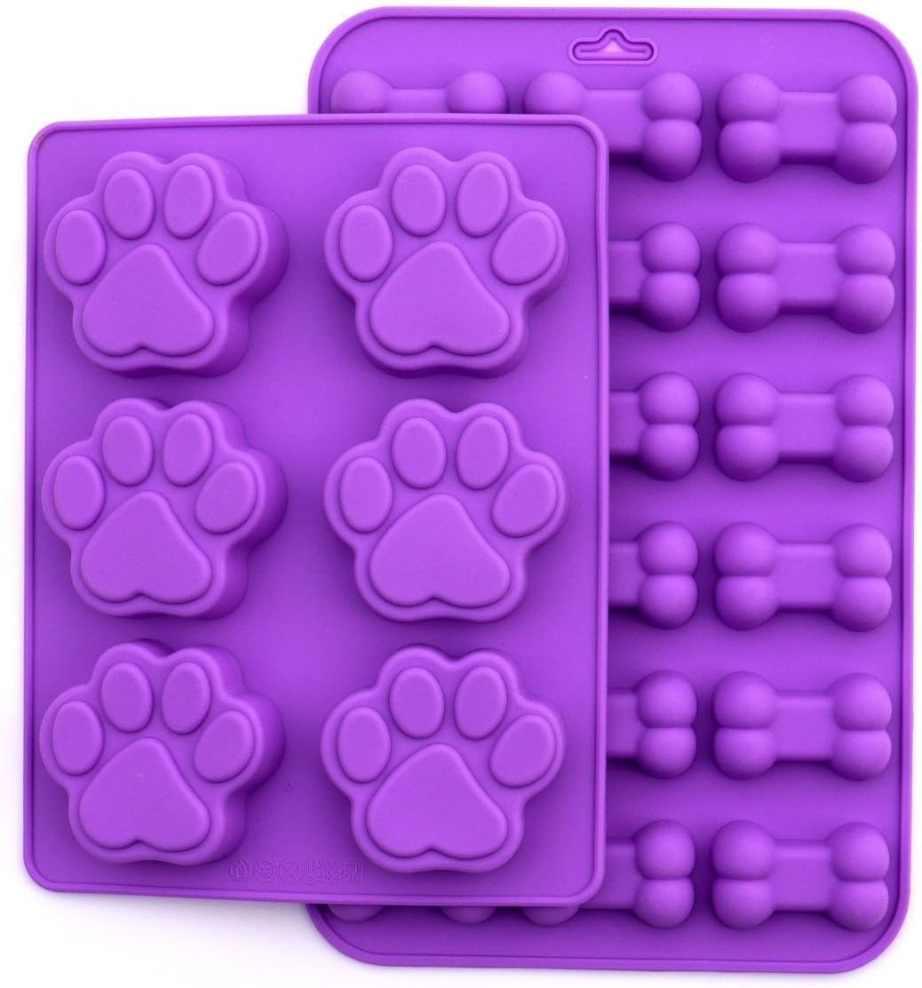Gogogu B01LZMRA16 Silicone Chocolate Molds, 1, Purple