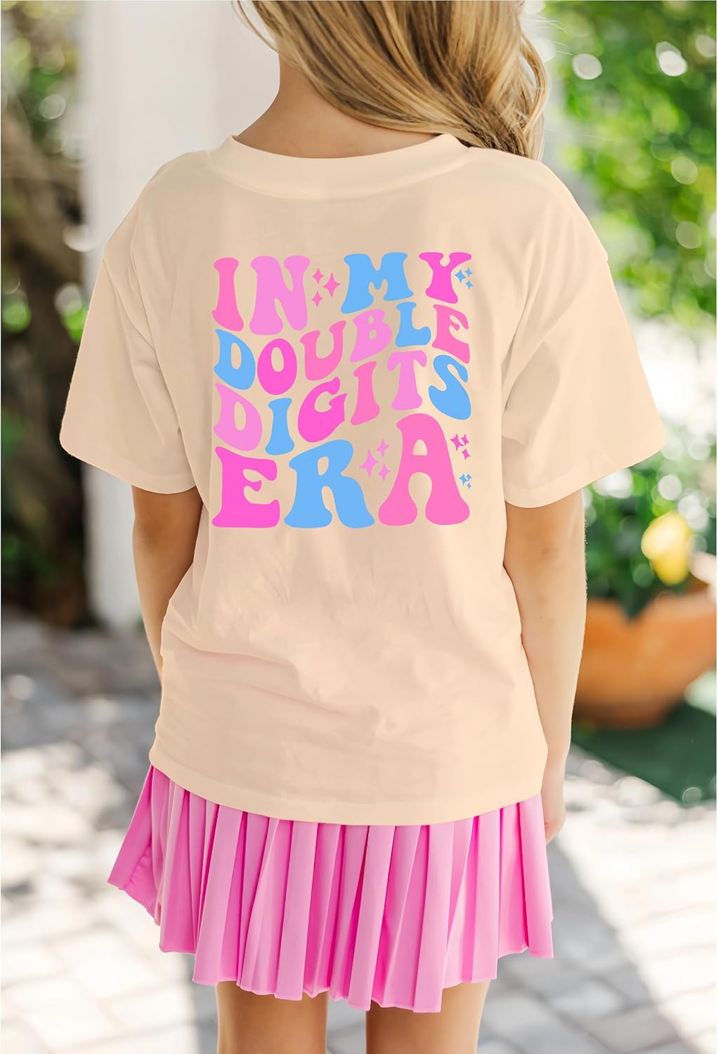 in My Double Digits Era Shirt Birthday Girls T-Shirts 10th Birthdays Party Tee Tops Short Sleeve Summer Outfits - Image 5