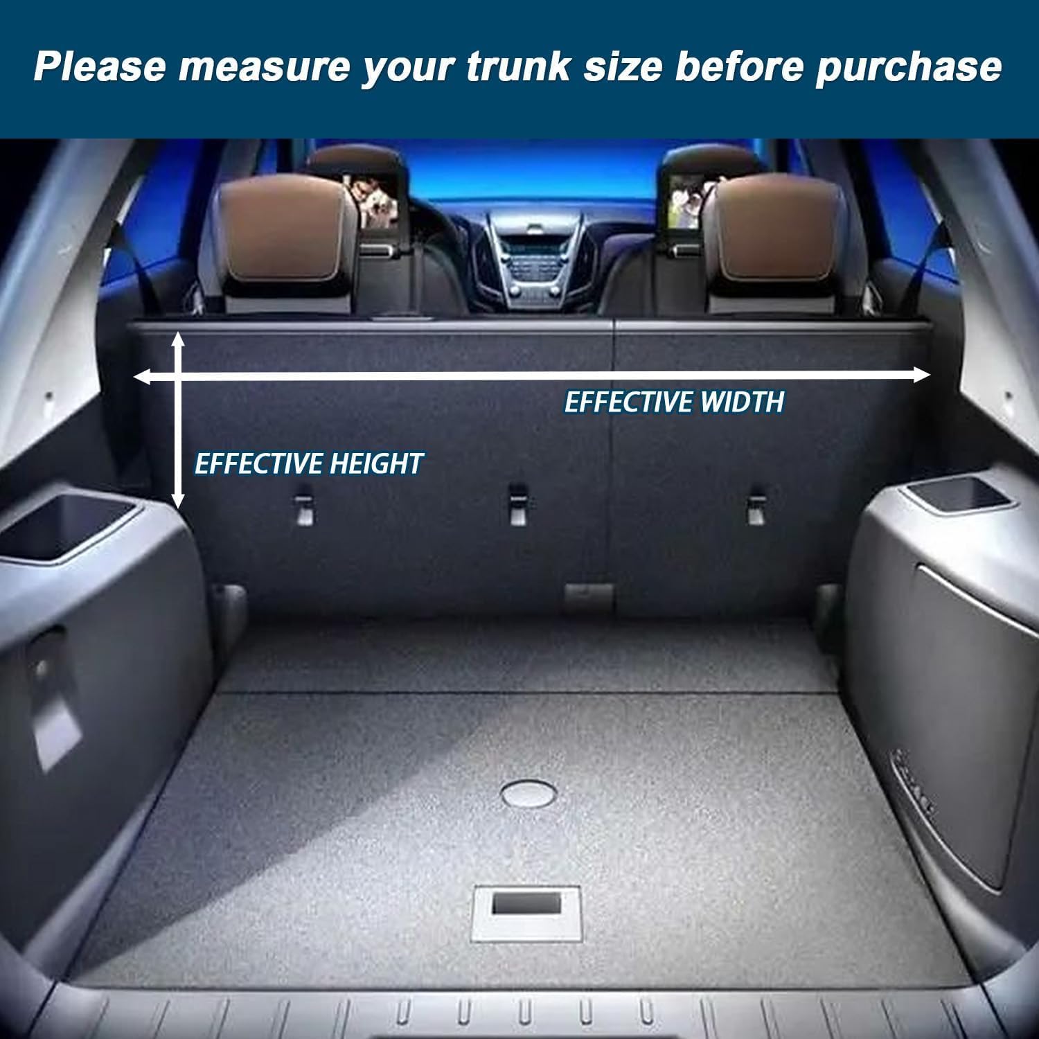 Deluxe Trunk Organizer for Medium or Large SUVs & RVs, 41.3"*19.9"