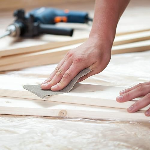 Miniatura 6 de AUSTOR 63 piezas de papel de lija húmedo y seco surtido de 1000, 1200, 1500, 2000, 2500, 3000, 5000, 7000, 10000, hojas de lijado surtido de papel