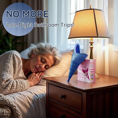 Miniatura 36 de Sunany Female Urinal, Female Urinal with Silicone Funnel, Portable for Standing Female, Reusable Urinal for Female Toilet, for Outdoor, Activities