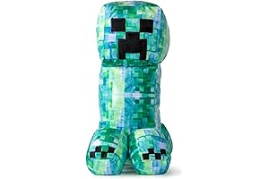 Minecraft Charged Creeper Purring Sounds Plush Cat Neck Pillow