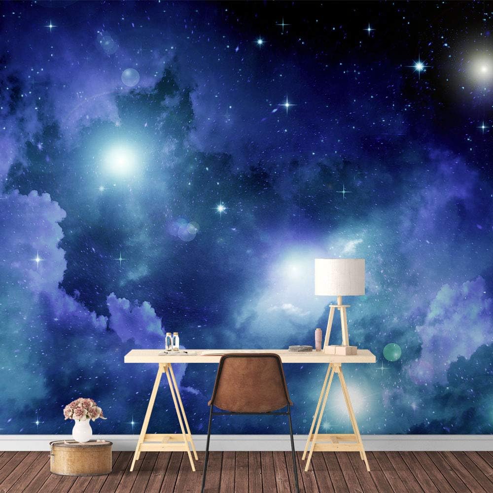 SIGNFORD Wall Mural Galaxy Removable Wallpaper Wall Sticker