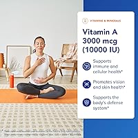 Vista 3 de Pure Encapsulations Vitamina A - 3,000 mcg - de aceite de hígado de bacalao - Apoyo inmune y de la visión* - Suplemento de palmitato de vitamina A