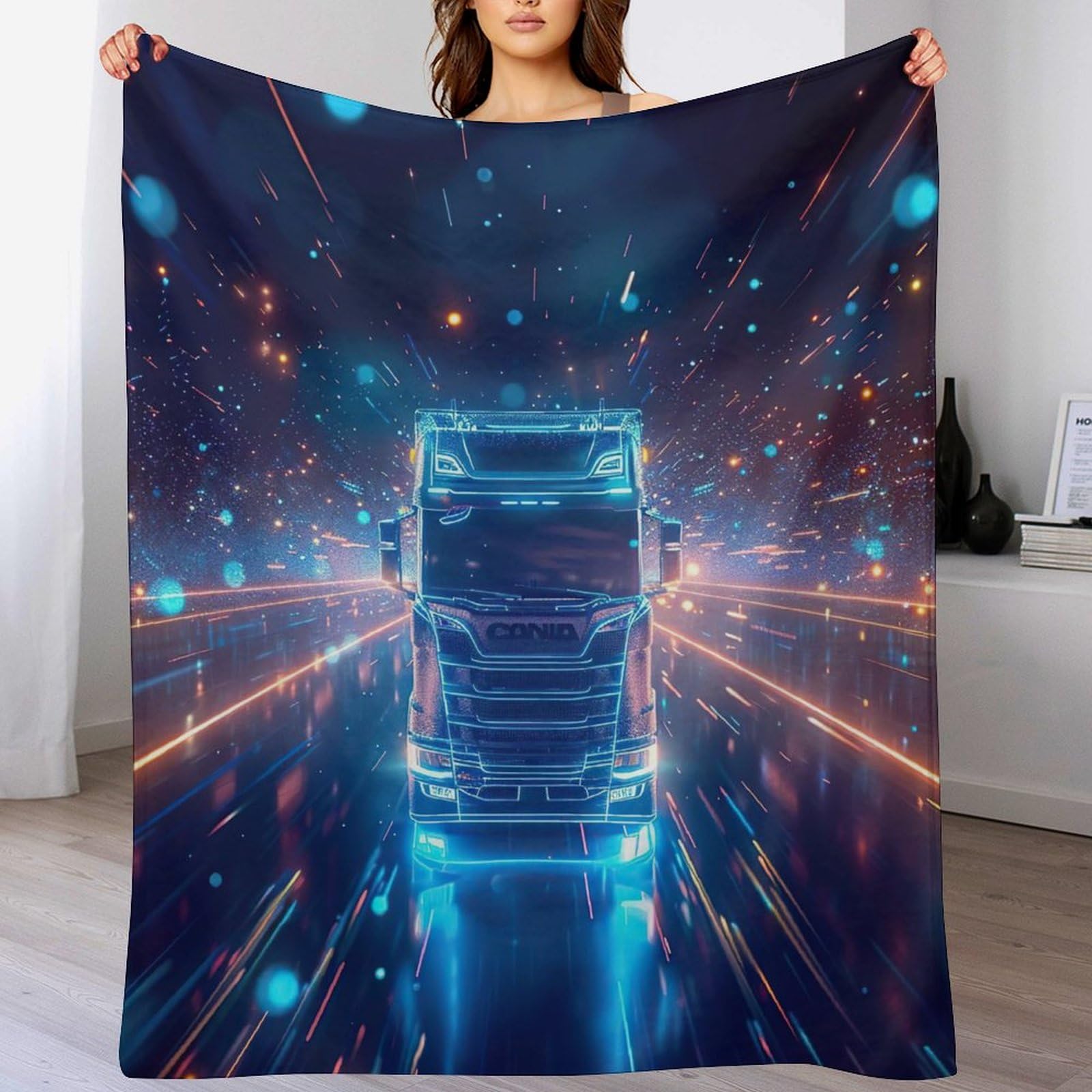 Couverture en camion chaudes pour remédier au froid sur canapé et en voyage