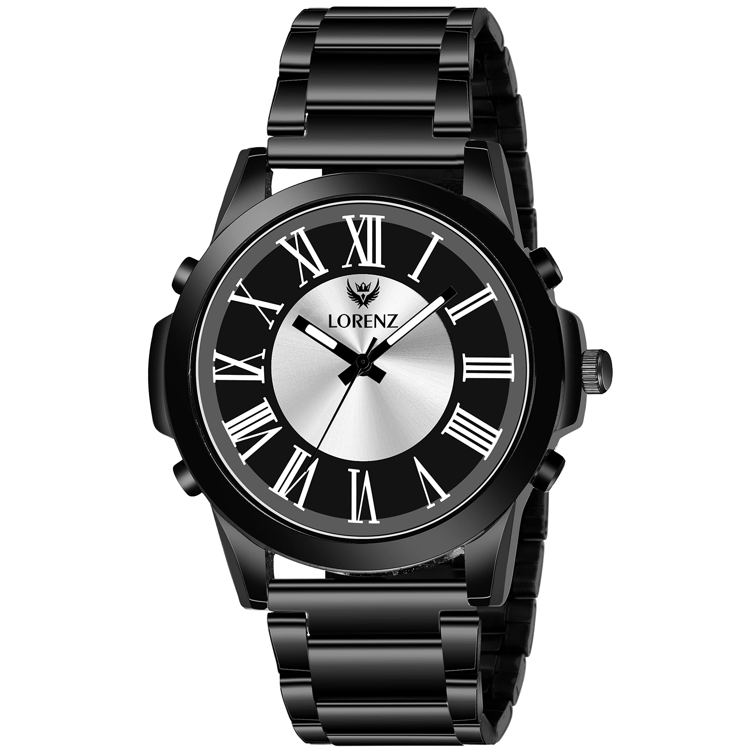 LORENZ Stainless Steel Analogue Chain Watch for Men | MK-4043R (B0C2V12QYL) Amazon Price History, Amazon Price Tracker