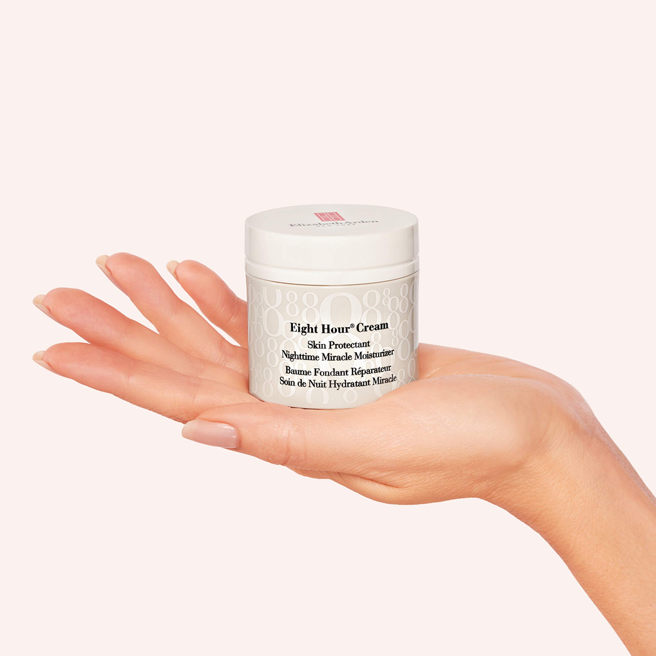 Elizabeth Arden, Eight Hour Cream, Baume Réparateur, Soin pour le visage hydratant, Soin Beauté de nuit Fondant, Formule Skincare Légère et Absorption Instantanée