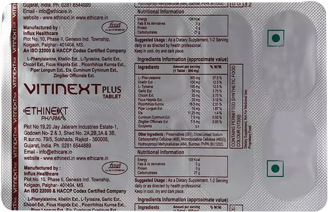 Vitinext Plus - Strip of 10 Tablets
