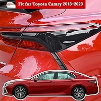 Vista 3 de Cubierta para luz trasera 4 piezas para Camry 2024 2023 2022 2021 2020 2019 2018, protector de bisel para marco de luz trasera, accesorios