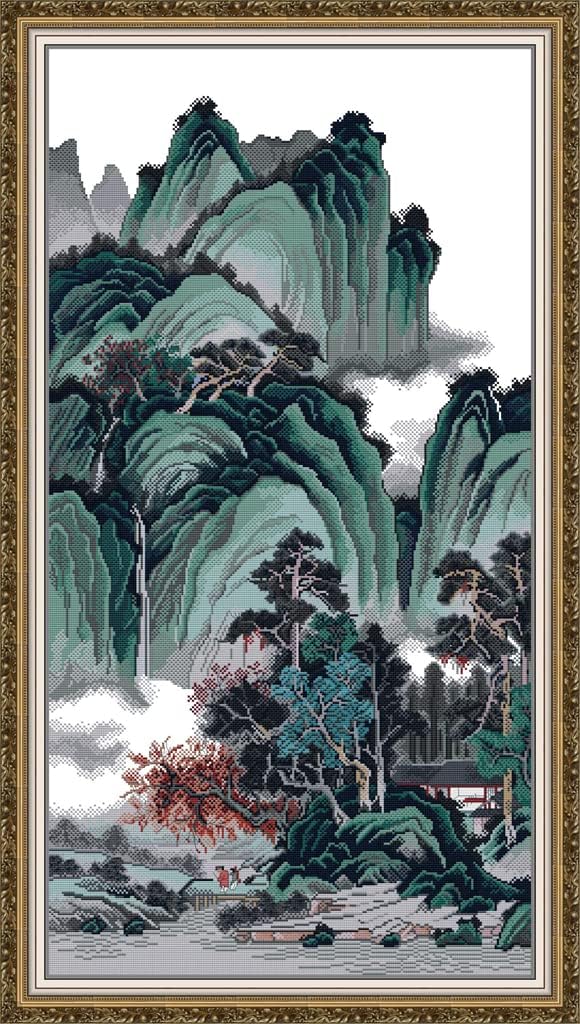 山水62 山水62 | GENERAL2024 ZX複合メタル 水中糸 手作り刺繍キット