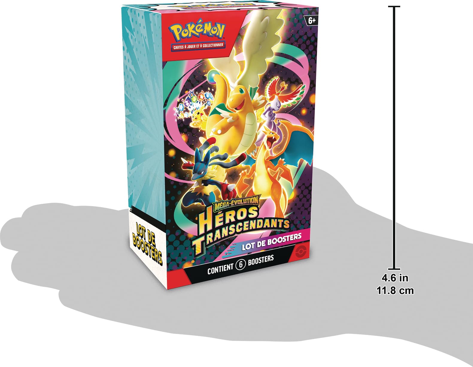 Pokémon : Set di booster Mega-Evoluzione - Eroi trascendenti (6 booster)