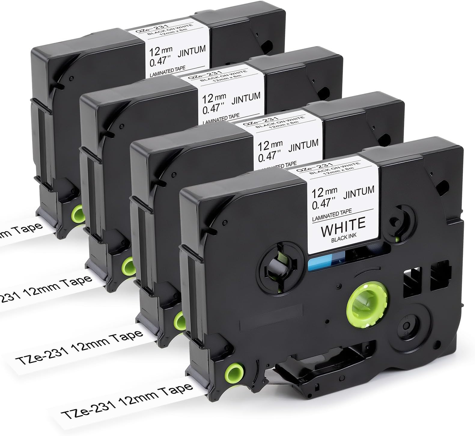 Schriftband für Brother P-Touch TZe-231 12mm PT E100 H105 H107 H100LB 1000 1010