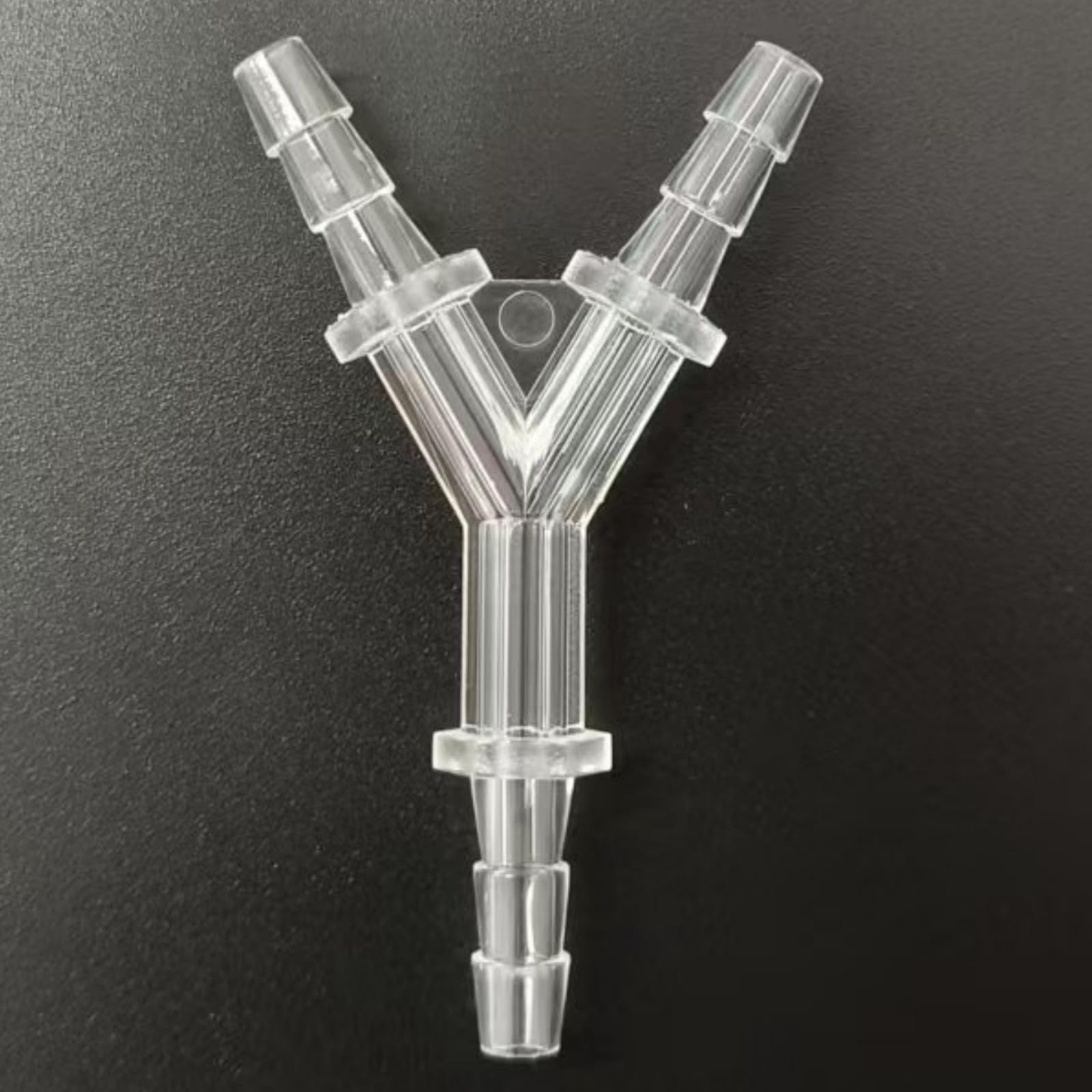 Y-Type Hose Barb Fitting - 3 Way Equal Barbed Adapter for Laboratory and Food Machinery - 25 Pack(4.8mm 3/16inch PC)