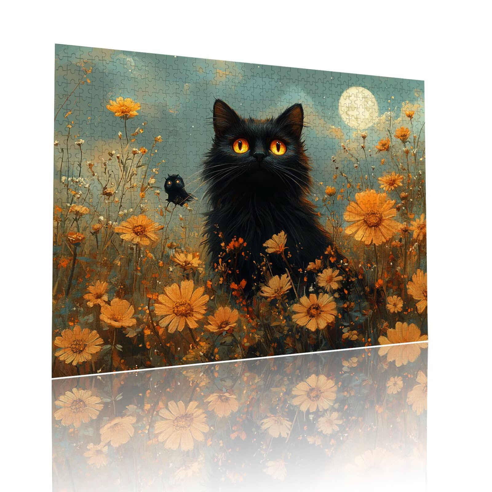 Puzzle Erwachsene 2000 Teile Katze Blume Educa Jigsaw für Kinder ab 8 Jahren Mädchen Jungen, Erwachsene Impossible Klassische Puzzles Schwer, Anspruchsvoll Spielspaß, Als Geschenke 70x99cm t-688