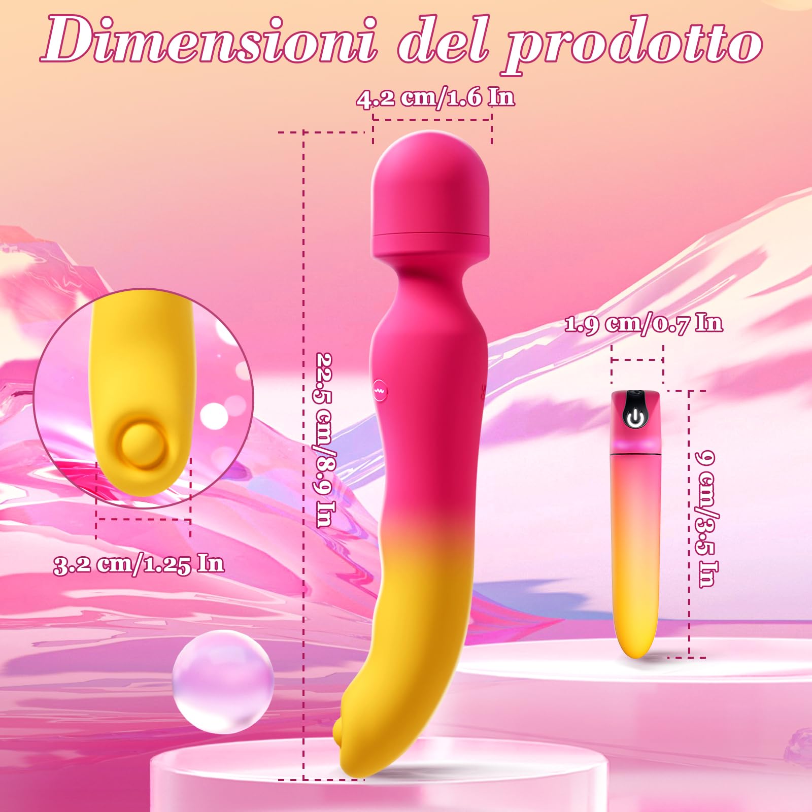 Vibratoreper Donna Professionale Dildo - Vibratore Anale Sex Toys Sessuali Sexytoysys Donna Coppia Uomo, Vibratori per Donne Vagina Giochi Erotici Adulti Sexy Toy Shop Stimolatore Clitoride Femminile