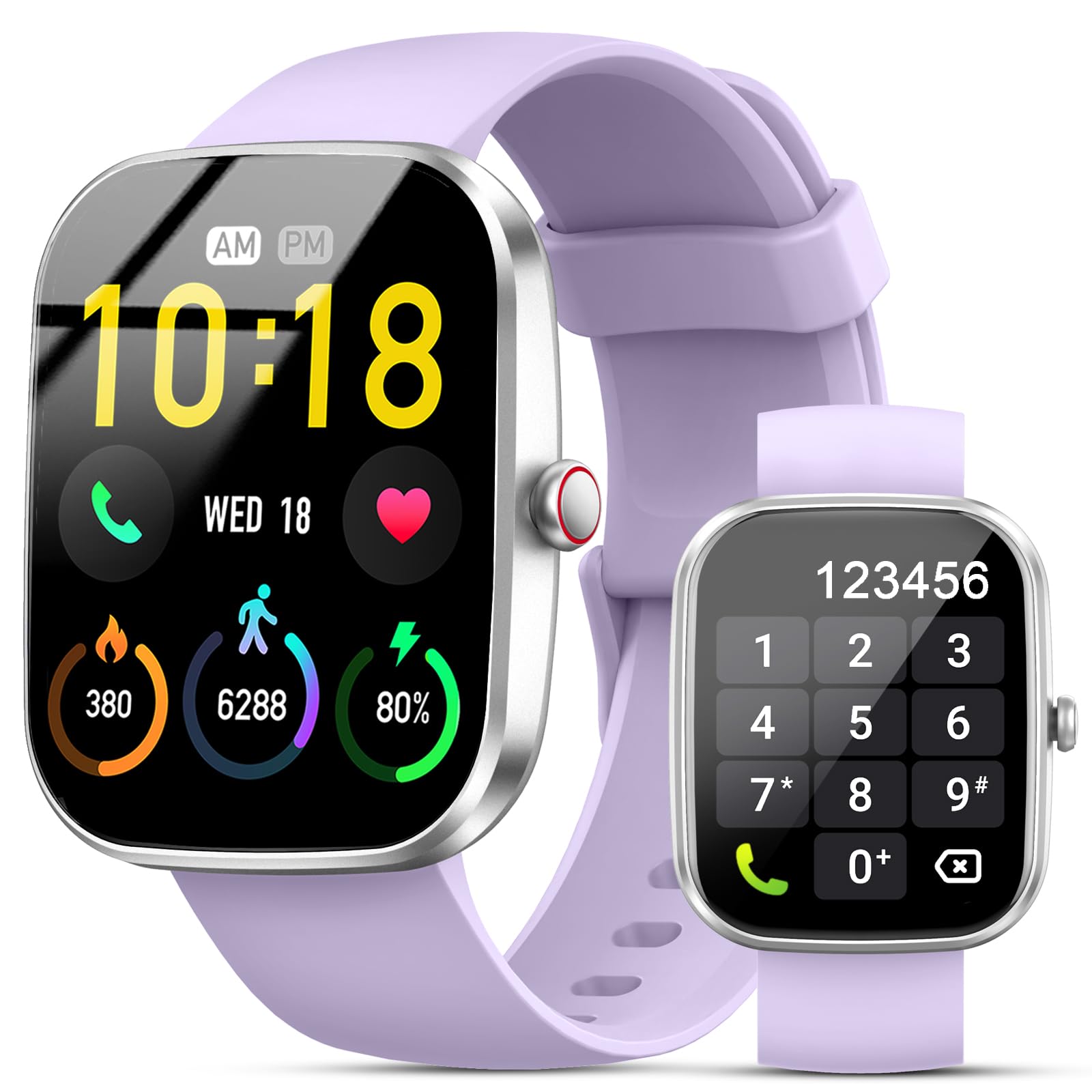 Smart Watch for Men Women 2025, 1.91" HD Watch with Make/Answer Call, IP68 Waterproof Smartwatch with 110+ Sports, SpO2 Heart Rate Sleep Monitor, Fitness Tracker, Activity Trackers for Android/iOS