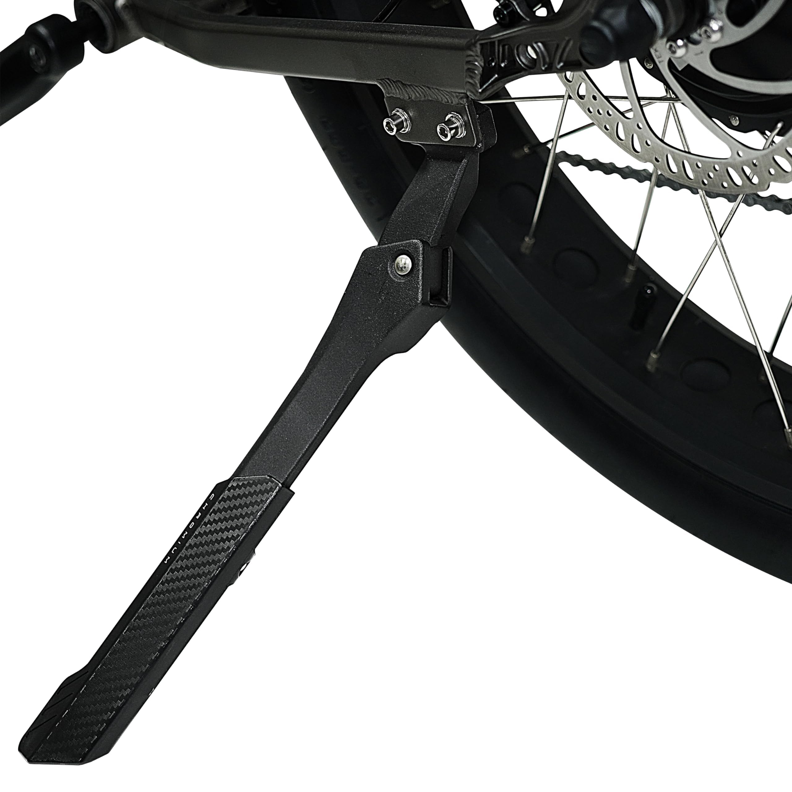 Cavalletto BV Bike – Cavalletto per Mountain Bike per Biciclette da 24 – 29 '' – Lunghezza Regolabile, Suola Antiscivolo, Materiale in Lega di Alluminio – Cavalletto per Bicicletta Nero