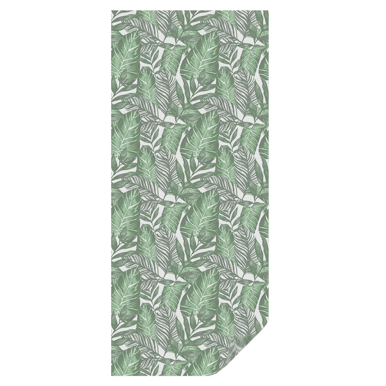 Film Fenêtre Décoratif Vitrail 50x116 cm Harmonie Verte