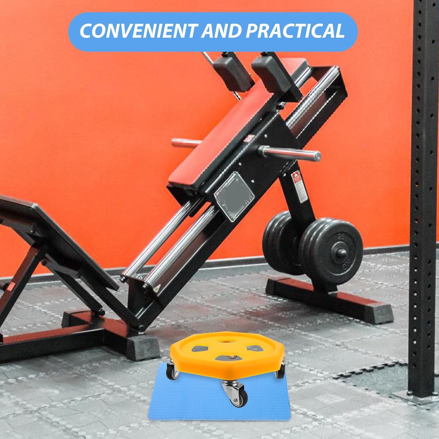 Yardwe 1 Set Rebound Ab Roller for Core and Balance Training Silent Abdominal Muscle Trainer Wheel Portable Workout Equipment