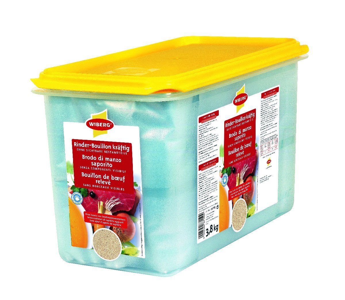 Wiberg Rinder-Bouillon kräftig 7900 ml, 1er Pack (1 x 7.9 L)