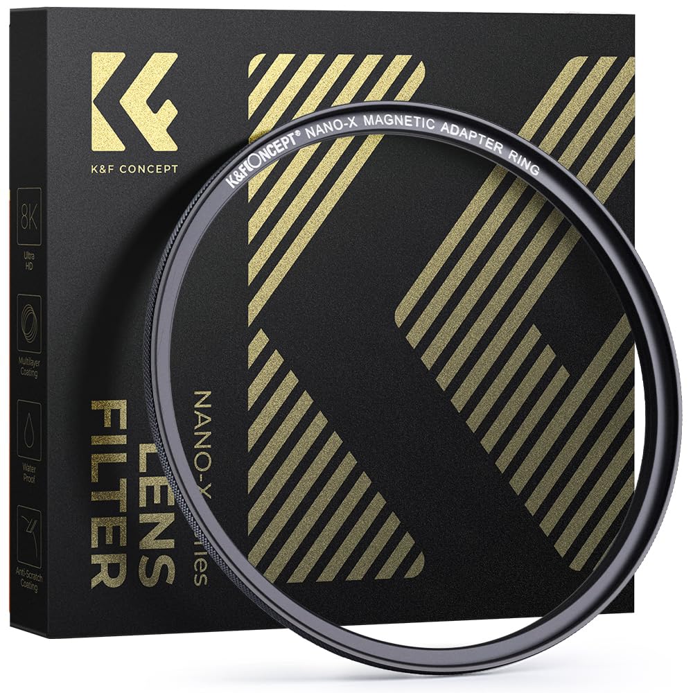 K&amp;F CONCEPT 58mm Empty Magnetic Base Filter Ring (Works ONLY on K&amp;F Concept Magnetic Quick Swap System)