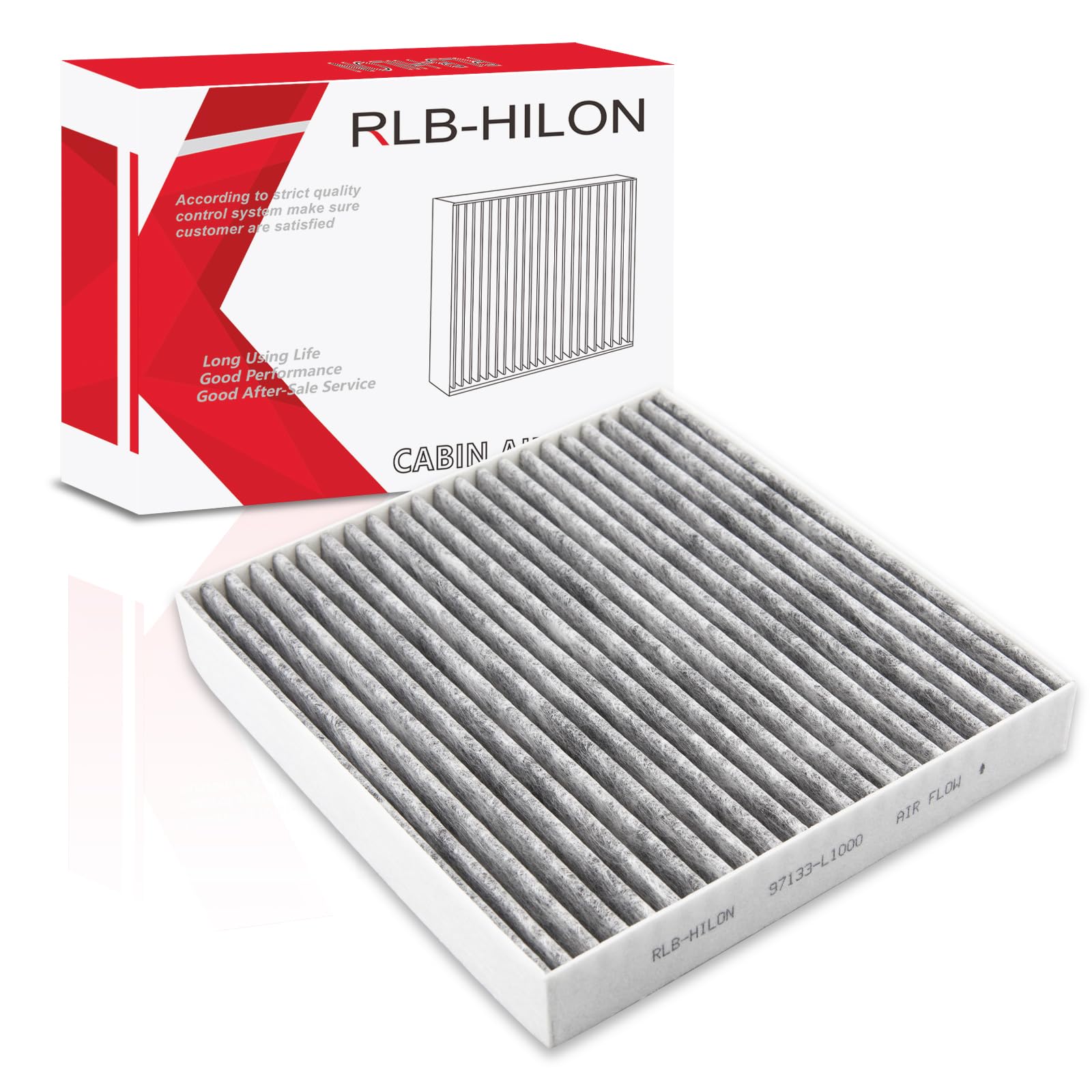 RLB-HILON Cabin Air Filter Compatible with Hyundai Elantra | Santa Fe | Ioniq 5 | Tucson Sport Utility | Sonata Sedan, for Kia K5 Sedan, for 2020 2021