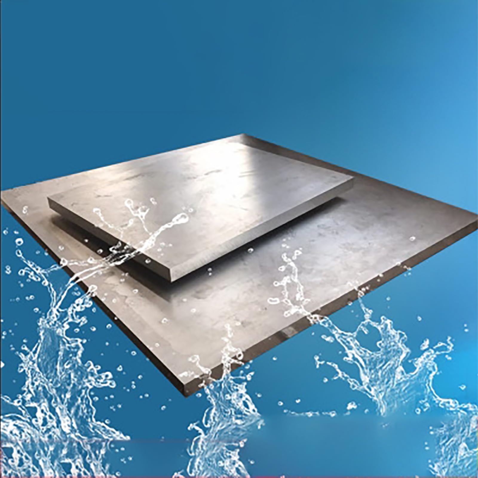 Blacha aluminiowa, 6061 Blachy aluminiowe srebrne Różne rozmiary Opakowanie 5 szt