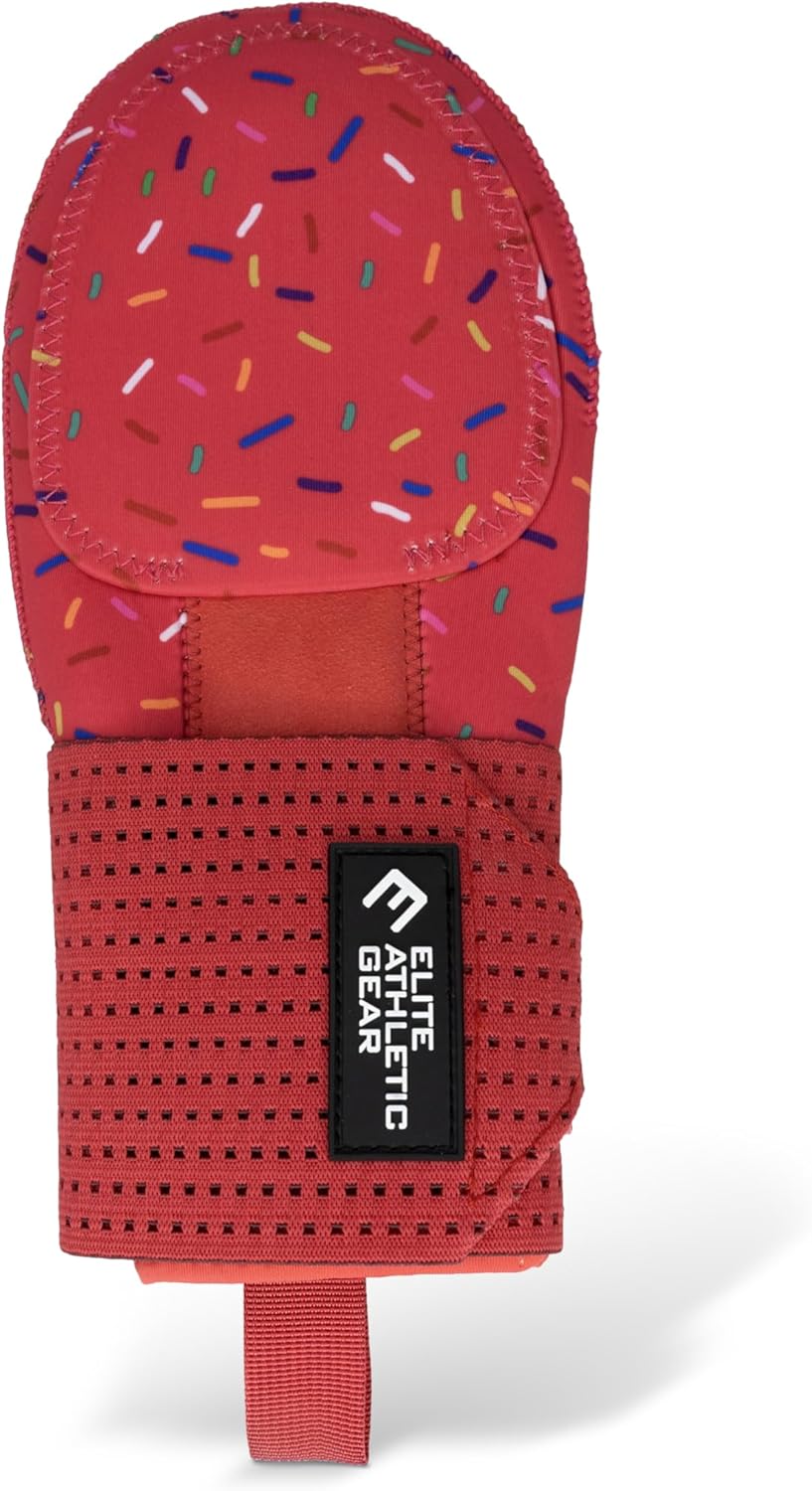 Sliding Mitt for Baseball & Softball - Youth & Adult - Multiple Designs (Pink Sprinkles, Adult)