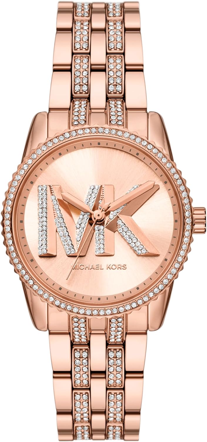 Michael Kors Bryant Chronograph Women's Watch, Stainless Steel and Pavé Crystal Watch for Women